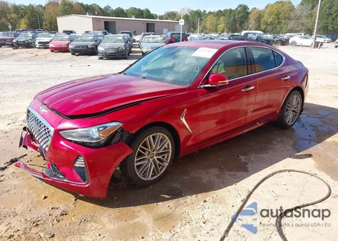 2021 Genesis G70 2.0T Rwd z USA, uszkodzony, nr VIN KMTG64LAXMU076561